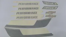 23366942 GM Performance Decal Kit 350 Chevy