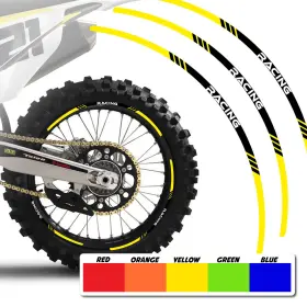WSMXAP03BXXX2118GSUSPN8038 GSTAR Rim Decals Wheel Sticker Klx