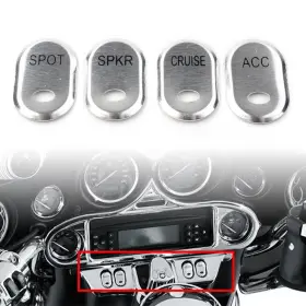 550721507123 GZYF Panel Switch Covers Touring Harley Electra