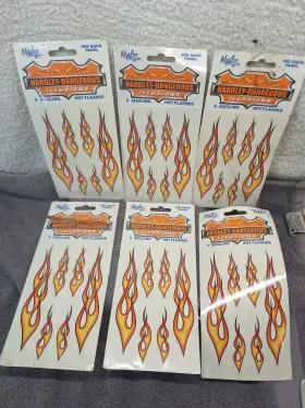 815275000088 HARDLEY-DANGEROUS Illusions Flame Stickers