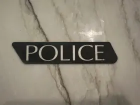 14275-93A HARLEY-DAVIDSON Saddle Bag Decal Police