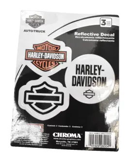 28004 HARLEY-DAVIDSON Reflective Bs Decals Auto
