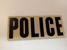 60111-58A HARLEY-DAVIDSON Police Front Fender Decal Shovel