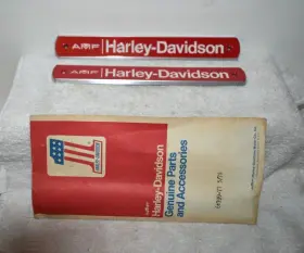 61799-77 HARLEY-DAVIDSON Amf Tank Emblems H1 Shovelhead