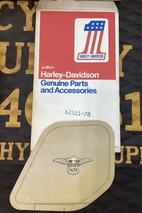 62521-78 HARLEY-DAVIDSON Nos Emblem Oil Tank Decal Sticker