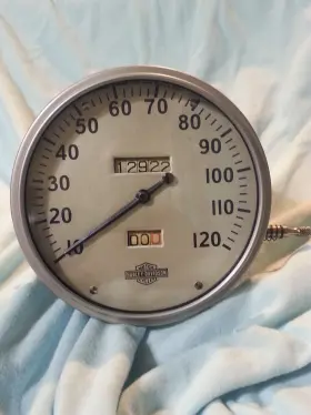 509-H4 HARLEY STEWART-WARNER Wla Antique Police Speedometer