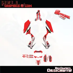 103-RT1WR HELL GRAPHICS Decals Stickers Racing Team Kit 250R 103-RT1WR HELL GRAPHICS Decals Stickers Racing Team Kit 250R