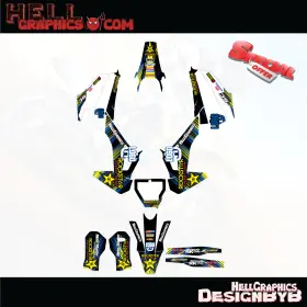 116-RSY HELL GRAPHICS Decals Sticker Fx Kit Tc 125 250 300