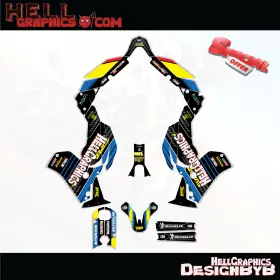 118-RT1BLA HELL GRAPHICS Decals Kit 700 Yamaha Tenere