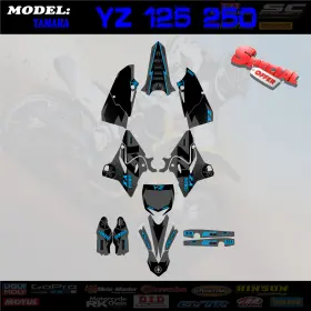31-RT1 HELL GRAPHICS Decals Stickers Race Team YZ125 Yz 250