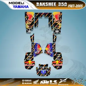 50-YART2 HELL GRAPHICS Decals Stickers Racing Team 350 Yamaha