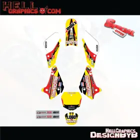 74-RT1YR HELL GRAPHICS Decals Stickers Kit DRZ125 Drz Suzuki 74-RT1YR HELL GRAPHICS Decals Stickers Kit DRZ125 Drz Suzuki