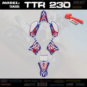 81-RT1R HELL GRAPHICS Graphic Decal Sticker Ttr Kit TTR230