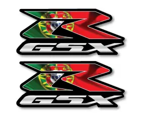 ST-752 HELL GRAPHICS Portuguese Flag Decals Stickers Acores