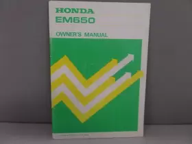 00X31-ZA8-7012 HONDA Owners Manual