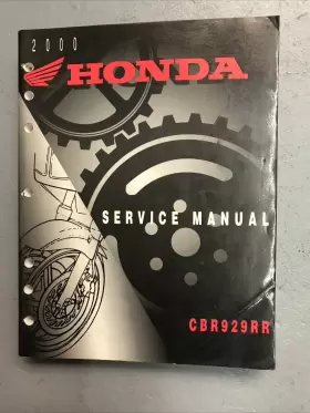 61MCJ00 HONDA Owners Service Manual CBR900RR Rr