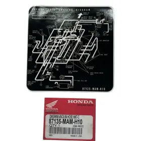 87135-MAM-H10 HONDA Vacuum Hose Routing GL1500AAC