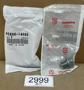 92800-14000 HONDA Oil Drain Bolt Goldwing