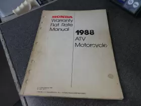 S0713 HONDA Flat Rate Manual Atv