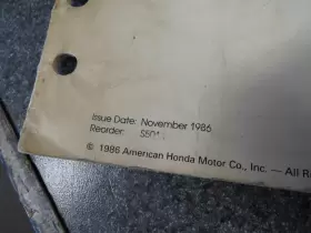 S5014 HONDA Flat Rate Manual Scooter #2
