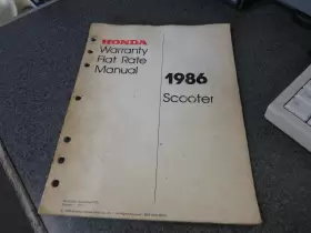 S5014 HONDA Flat Rate Manual Scooter