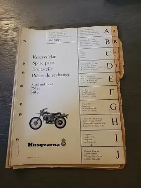 SK-0001 HUSQVARNA Spare Manual 250 Road Trail