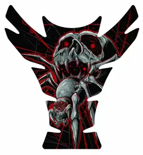 Immortal Graphix Fits Can Am Spyder Spider Web Red 3D Gel Pad