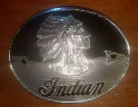 112444443444555555 INDIAN Nos Vertical Tank Emblems Badges #2