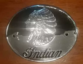112444443444555555 INDIAN Nos Vertical Tank Emblems Badges #3