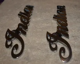 5633398 INDIAN MOTORCYCLES Tank Emblems Badge Font Fuel #3