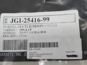JGI-25416-99 JAMES GASKET Nos Clutch Derby Cover Ring #3