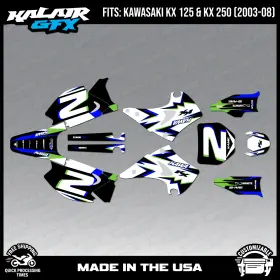 KX125 KALAIR GFX Ka Ral Pur Parent Graphics Vizion Kit KX250