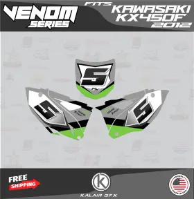 KX450F KALAIR GFX Ka Vnm Gre Parent Graphics Venom Kit Kx #3