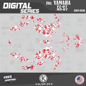 KALAIR GFX Ya Acd Parent Graphics Digital Kit FZ-07 Yamaha