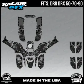 DRX50 KALAIRGFX Drr Vndl Mag Parent Graphics Atv Vandal Kit