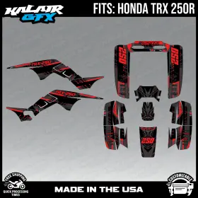 TRX250R KALAIRGFX Ho Swf Rsh Parent Graphics Atv Kit Trx