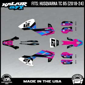 TC85 KALAIRGFX Hus Crw Mas Parent Graphics Kit Husqvarna Crew