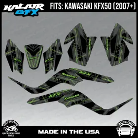 KFX50 KALAIRGFX Ka Swf Gsh Parent Graphics Atv Kit Kawasaki