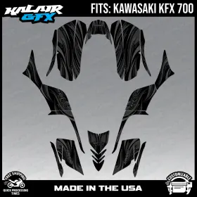 KFX700 KALAIRGFX Ka Swf Pur Parent Graphics Atv Kit Kawasaki