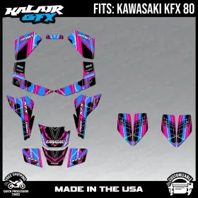 KFX80 KALAIRGFX Ka Swf Mag Parent Graphics Atv Kit Kawasaki