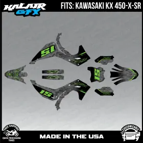 KALAIRGFX Ka Cyb Gsh Parent Cyberware KX450X KX450SR Kawasaki