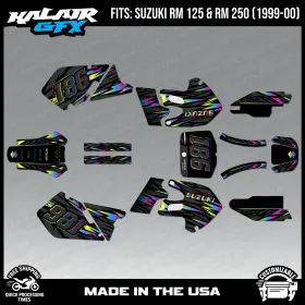 RM125 KALAIRGFX Su Twi Cya Parent Graphics Twitch Cyan Kit Rm