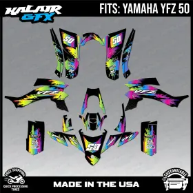 YFZ50 KALAIRGFX Ya Spl Gol Parent Graphics Atv Splash Kit