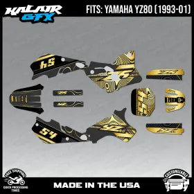 YZ80 KALAIRGFX Ya Grs Gol Parent Graphics Greenstuff Kit