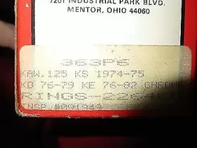 32545 KAWASAKI Wiseco Kd Ke Piston #2