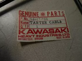 54017-066 KAWASAKI Nos Starter Cable G4 #2
