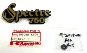 56018-1301 KAWASAKI Nos Spectre Cover Emblem Kz 750