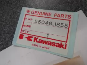 56046-1855 KAWASAKI Nos Bt Seat Cover Decal Sticker ZX1000 A1 #2