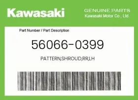 56066-0399 KAWASAKI Shroud Lh Rr
