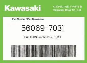 56069-7031 KAWASAKI Cowling Rh Rr